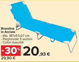 Carrefour Market Brandina in Acciaio offerta