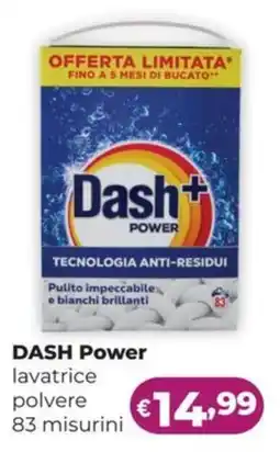 La Saponeria DASH Power lavatrice polvere offerta