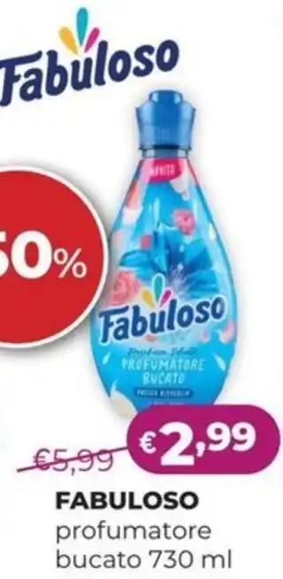 La Saponeria FABULOSO profumatore bucato offerta