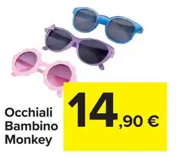 Carrefour Market Occhiali Bambino Monkey offerta