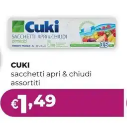 La Saponeria CUKI sacchetti apri & chiudi offerta