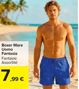 Carrefour Market Boxer Mare Uomo Fantasia offerta