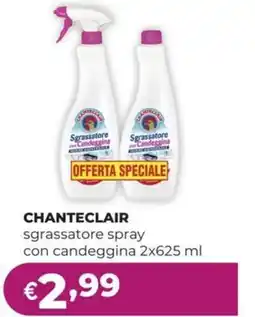 La Saponeria CHANTECLAIR sgrassatore spray con candeggina offerta
