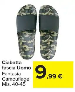 Carrefour Market Ciabatta fascia Uomo offerta
