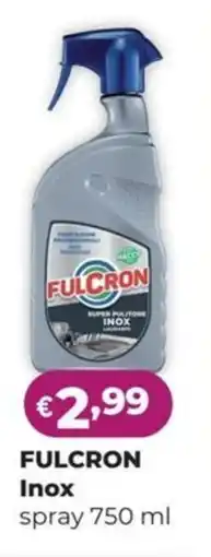 La Saponeria FULCRON Inox spray offerta