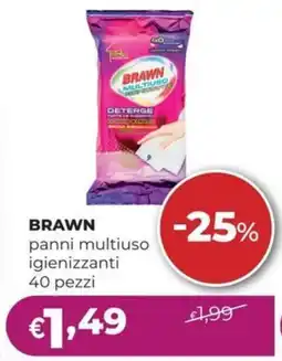 La Saponeria BRAWN panni multiuso igienizzanti offerta
