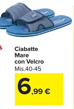 Carrefour Market Ciabatte Mare con Velcro offerta