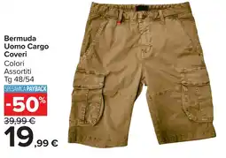 Carrefour Market Bermuda Uomo Cargo Coveri offerta