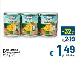 Qui Discount Mais lattina I Campagnoli offerta