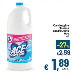 Qui Discount Candeggina classica casa/bucato Ace offerta