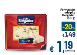 Qui Discount Formaggio edelpilz Bergader offerta