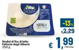 Qui Discount Nodini di fior di latte Fattorie degli Alburni offerta