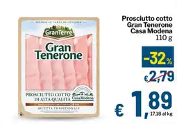 Qui Discount Prosciutto cotto Gran Tenerone Casa Modena offerta