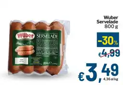 Qui Discount Wuber Servelade offerta
