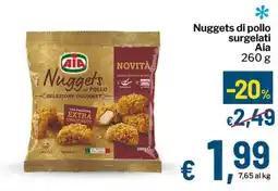 Qui Discount Nuggets di pollo surgelati Aia offerta