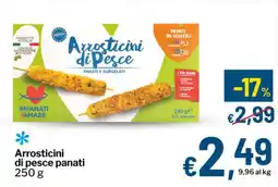 Qui Discount Arro-1%sticini di pesce panati offerta