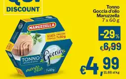 Qui Discount Tonno Goccia d'olio Maruzzella offerta