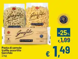 Qui Discount Pasta di semola trafile assortite Garofalo 1 kg offerta