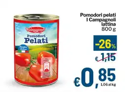 Qui Discount Pomodori pelati I Campagnoli lattina offerta