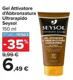 Carrefour Market Gel Attivatore d'Abbronzatura Ultrarapido Seysol offerta