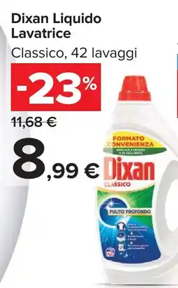 Carrefour Dixan Liquido Lavatrice offerta