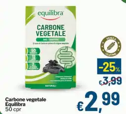 Qui Discount Carbone vegetale Equilibra 50 cpr offerta