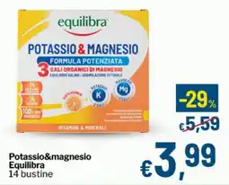 Qui Discount Potassio&magnesio Equilibra 14 bustine offerta