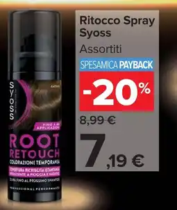 Carrefour Ritocco Spray Syoss offerta
