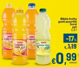 Qui Discount Bibita frutta Sorsi offerta
