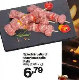 In'S Mercato Spiedini rustici di tacchino e pollo Italia offerta