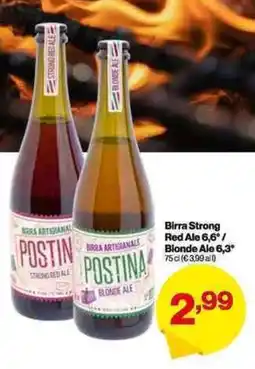 In'S Mercato Birra Strong Red Ale 6,6°/ Blonde Ale 6,3° offerta