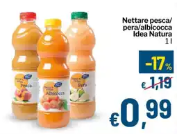 Qui Discount Nettare pesca/ pera/albicocca Idea Natura offerta