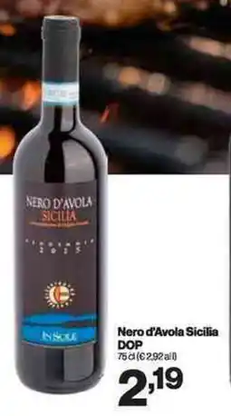 In'S Mercato Nero d'Avola Sicilia DOP offerta