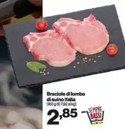 In'S Mercato Braciole di lombo di suino Italia offerta