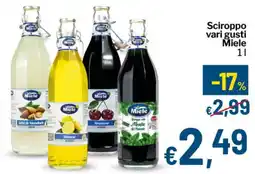 Qui Discount Sciroppo Miele offerta