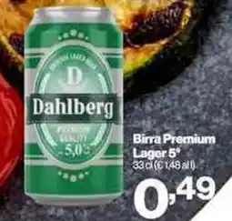 In'S Mercato Birra Premium Lager 5 offerta
