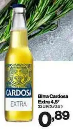 In'S Mercato Birra Cardosa Extra 4,5° offerta