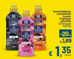Qui Discount Ammorbidente concentrato Luxury offerta