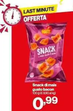 In'S Mercato Snack di mais gusto bacon offerta