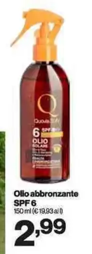 In'S Mercato Olio abbronzante SPF6 offerta