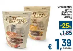Qui Discount Croccantini gatto Primium offerta