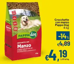 Qui Discount Crocchette con manzo Pappa Dog offerta