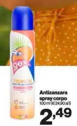 In'S Mercato gex Antizanzara spray corpo offerta
