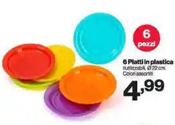 In'S Mercato 6 Piatti in plastica offerta