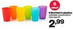 In'S Mercato 6 Bicchieri in plastica offerta