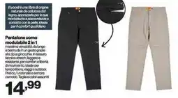 In'S Mercato Pantalone uomo modulabile 2in1 offerta