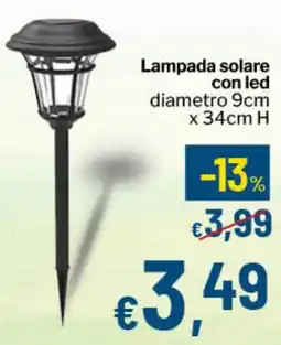Qui Discount Lampada solare con led offerta