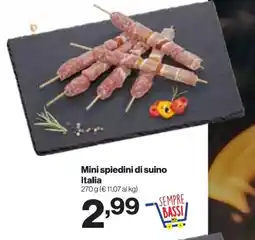 In'S Mercato Mini spiedini di suino Italia offerta
