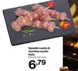 In'S Mercato Spiedini rustici di tacchino e pollo Italia offerta