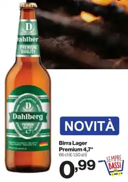 In'S Mercato Birra Lager Premium 4,7° offerta